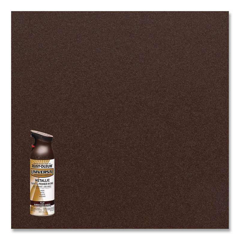 Rust-Oleum Universal Premium Spray Paint, Amber, 12 oz., 6/Carton (271472)