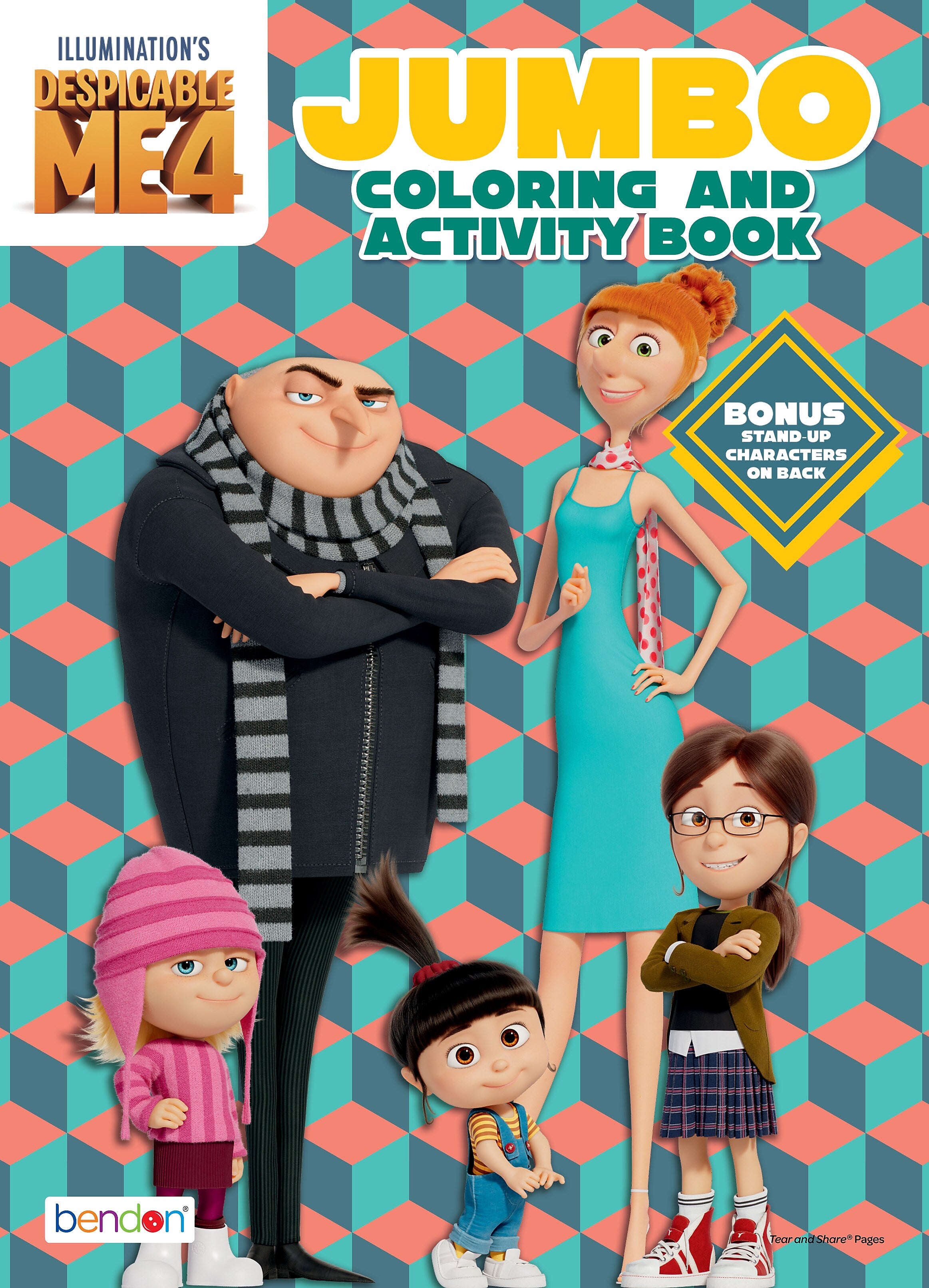bendon Despicable Me 4 Jumbo Coloring & Activity Book (60503)