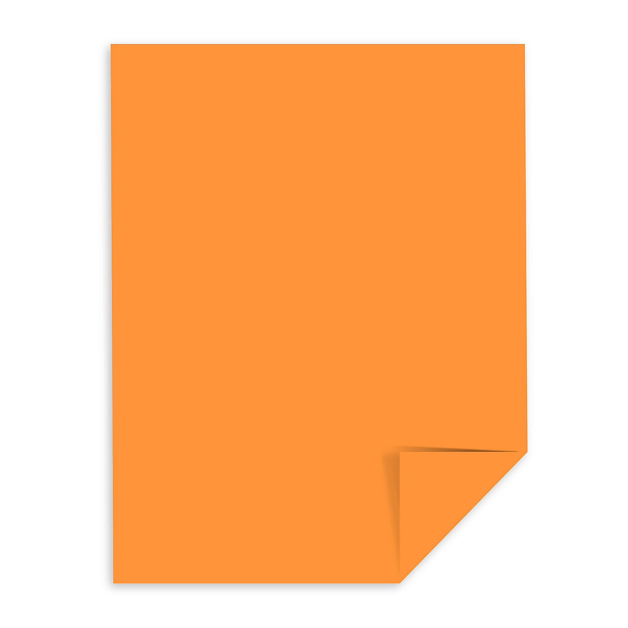 Astrobrights 65 lb. Cardstock Paper, 8.5" x 11", Cosmic Orange, 2,000 Sheets/Carton (22851CT)