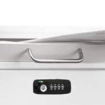 AdirOffice Steel Large Wall Mounted Interoffice Mailbox Drop Box, Combination Lock, White (631-04-WHI-KC)