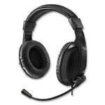 Adesso Xtream H5 Binaural Over The Head Multimedia Headset with Mic, Black (ADEXTREAMH5)