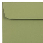 JAM Paper Booklet Envelope 6" x 9", Olive Green, 50/Pack (3157498i)