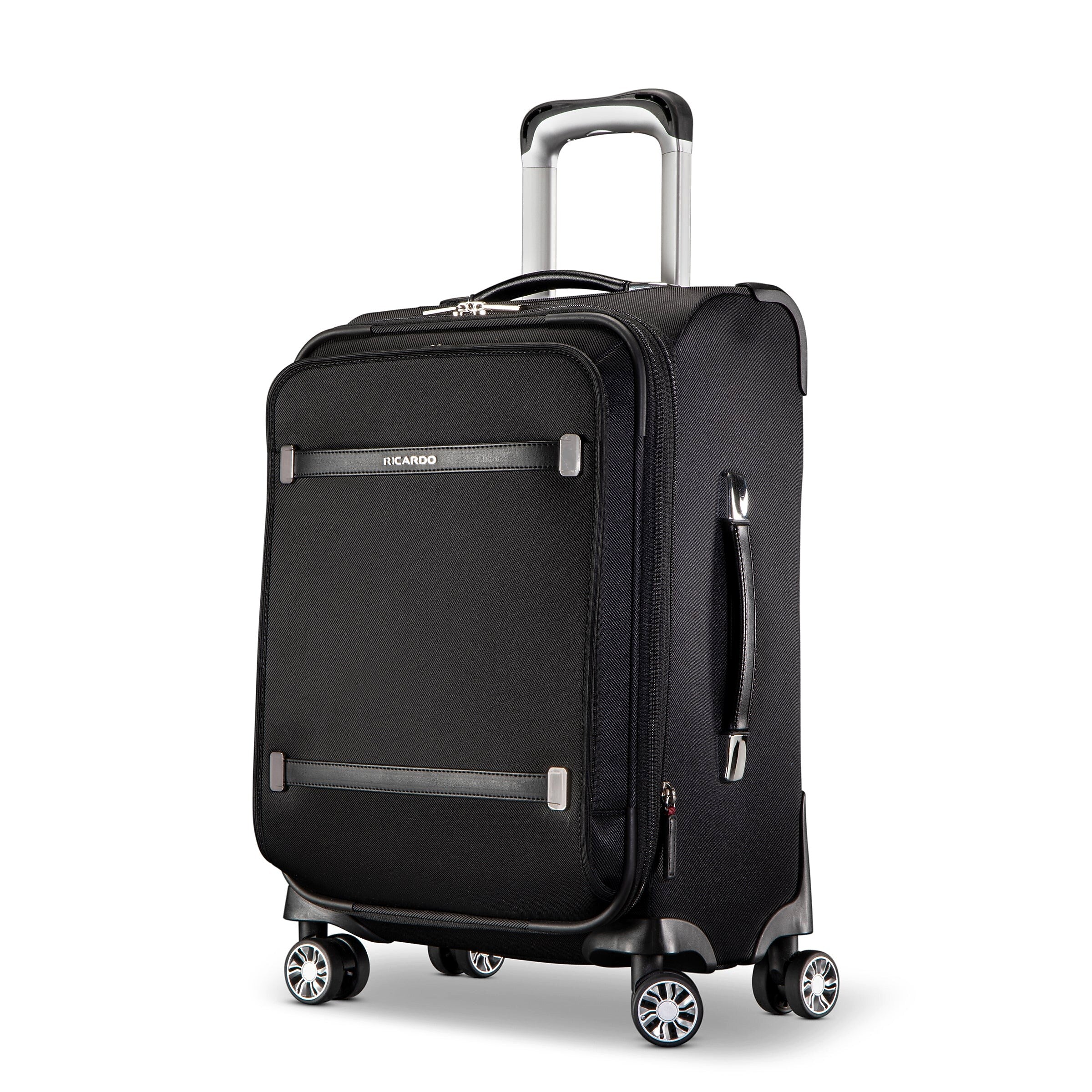 Ricardo Beverly Hills Rodeo Drive 2.0 21" Carry-On Suitcase, 8-Wheeled Spinner, Black (118-21-001-4WB)