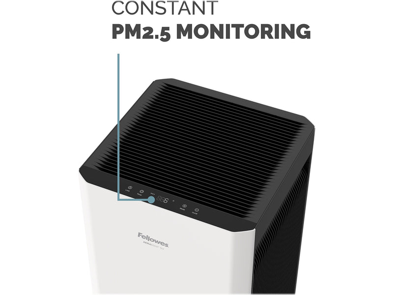Fellowes AeraMax SV H13 True HEPA Air Purifier, White/Black (9794501)