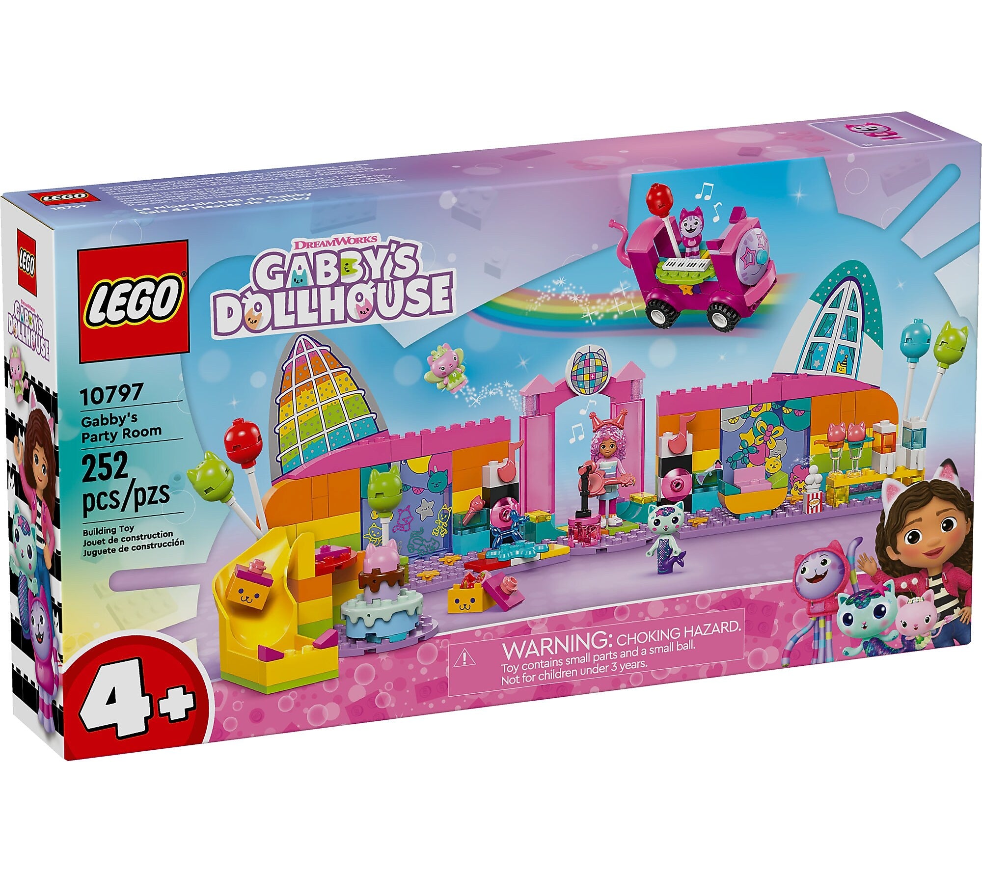 LEGO Gabbys Dollhouse Gabbys Party Room, 252 Pieces (10797)