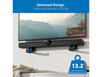 Mount-It! No-Stud Soundbar Wall Mount, Black (MI-SB60)