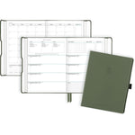 AT-A-GLANCE Foundation 6.75" x 8.5" Weekly & Monthly Planner, Plastic Cover, Green (AAGFD20060)
