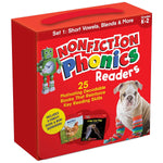 Scholastic Teaching Solutions Nonfiction Phonics Readers: Short Vowels, Blends & More, 25 Books/Set (SC-9781338894721)