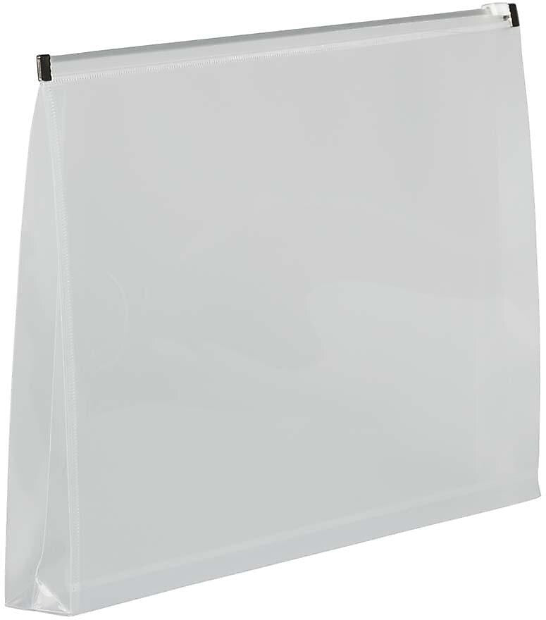 JAM Paper Premium Plastic Document File, 1 Pocket, Legal, Clear, 3/Pack (219Z1clx3)