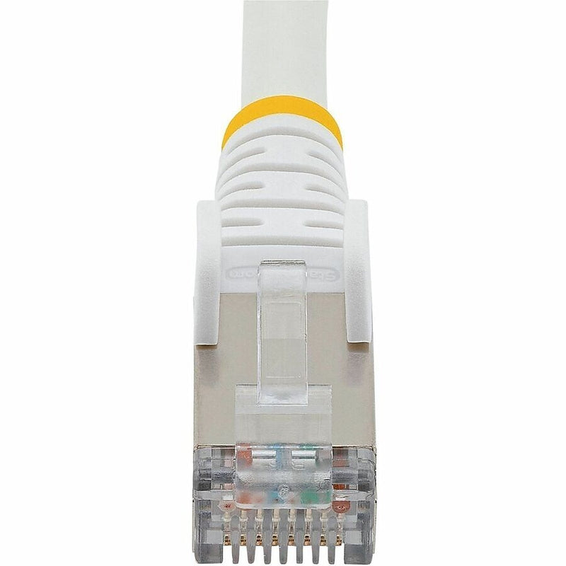 StarTech 100 ft. CAT-6a Ethernet Cable, 27AWG, White (NLWH-100F-6A-PATCH)