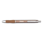 Sharpie® S-Gel™ S-Gel Premium Metal Barrel Gel Pen, Retractable, Medium 0.7 mm, Black Ink, Champagne Barrel, Dozen (SAN2147526)