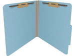 Medical Arts Press Pressboard Classification Folder, 2" Expansion, Letter Size, Blue, 25/Box (DV-T42-02-3BLU)