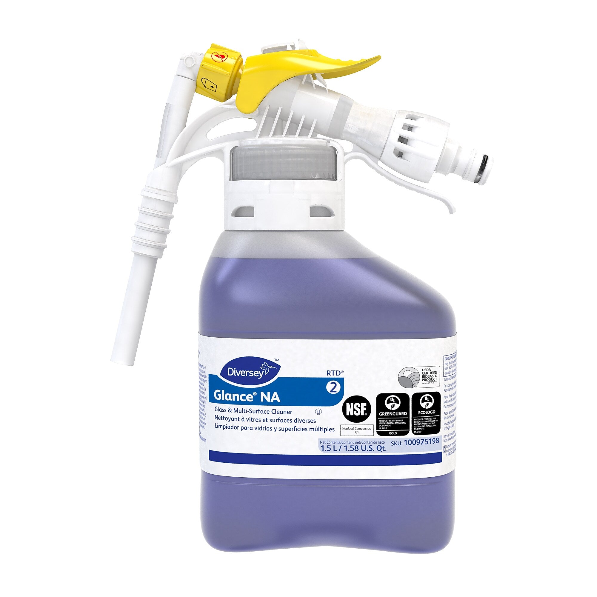 Diversey Disinfecting Wipes, 1.5 L, 2/Carton (DVO100975198)