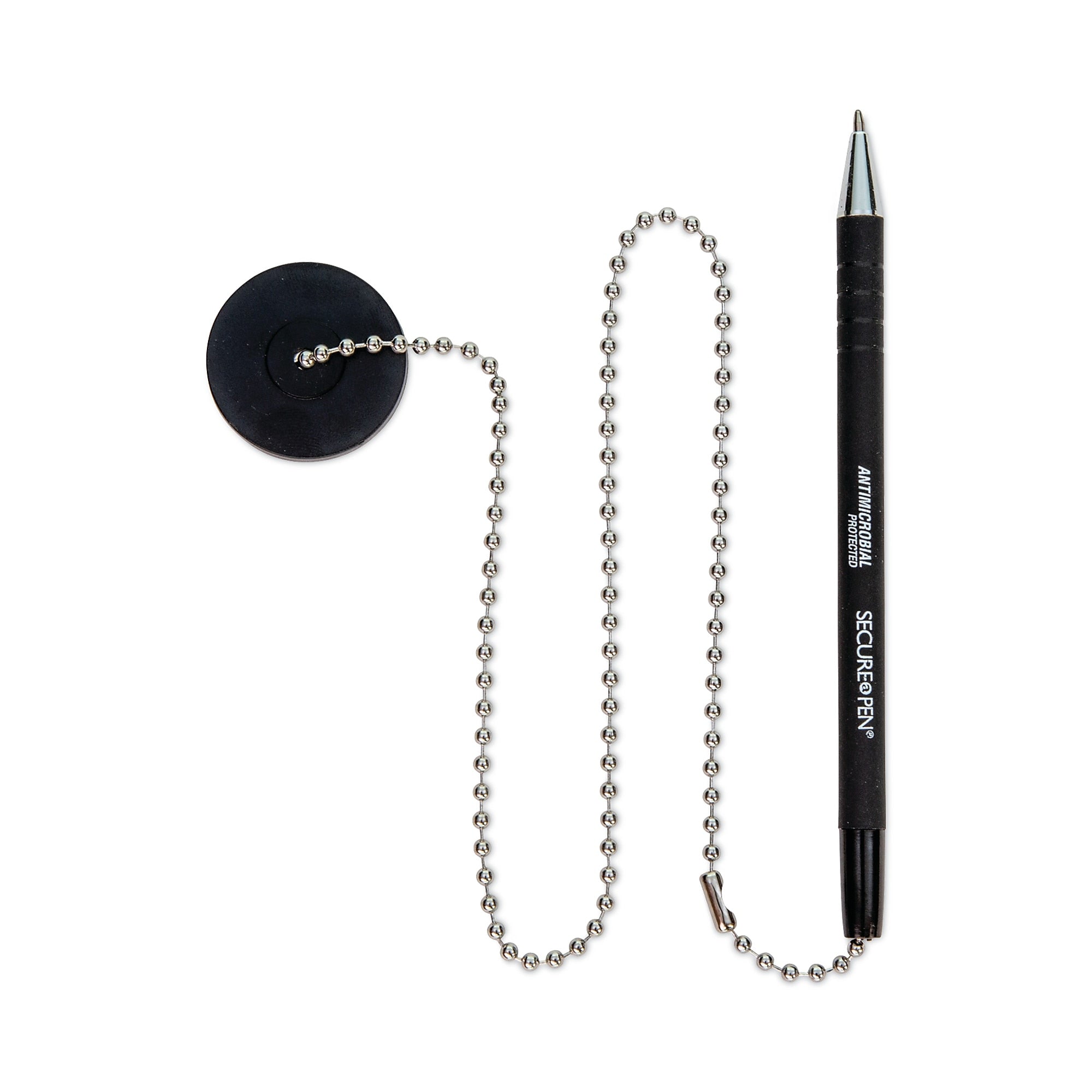 CONTROLTEK Ballpoint Counter Pen, Medium, 1 mm, Black Ink, Black (CNK555564)