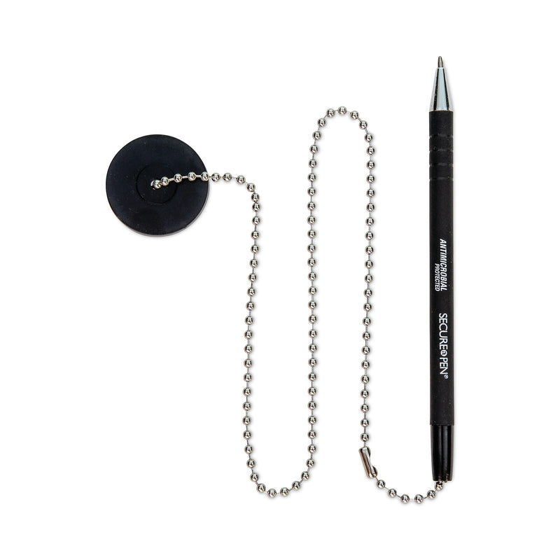 CONTROLTEK Ballpoint Counter Pen, Medium, 1 mm, Black Ink, Black (CNK555564)