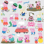 York Wallcoverings Peppa the Pig Children's Decals, Cartoons (RMK3183SCS)