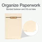Pendaflex File Divider, Letter, Manila, 50/Pack (75600)