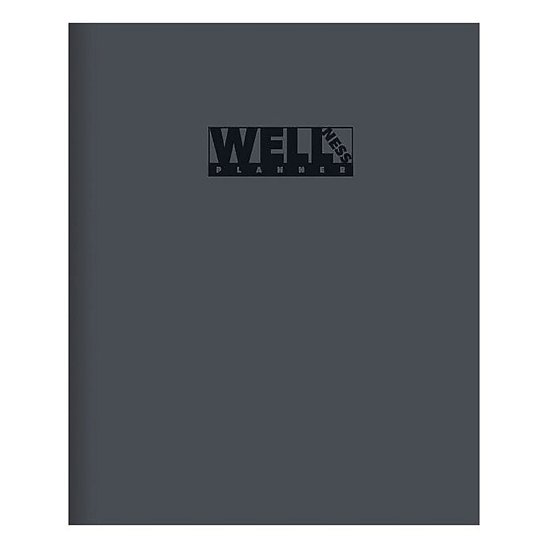 TF Publishing Food & Fitness 9" x 11" Undated Health & Wellness Planner, Paperboard Cover, Multicolored (99-4730)