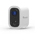 Toucan S4 Wireless Outdoor Smart Battery Operated Security Camera, Night Vision, White (TWC400S)