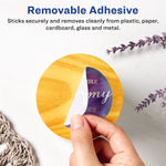 Avery Laser/Inkjet Round Multipurpose Labels, 3" Dia., 300 Labels/Box (94513-RMP50)