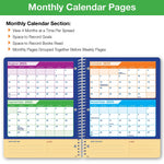 2025-2026 Global Printed Products Earth 8.5" x 11" Academic Year Planner, Paperboard Cover, Multicolored, 20/Pack