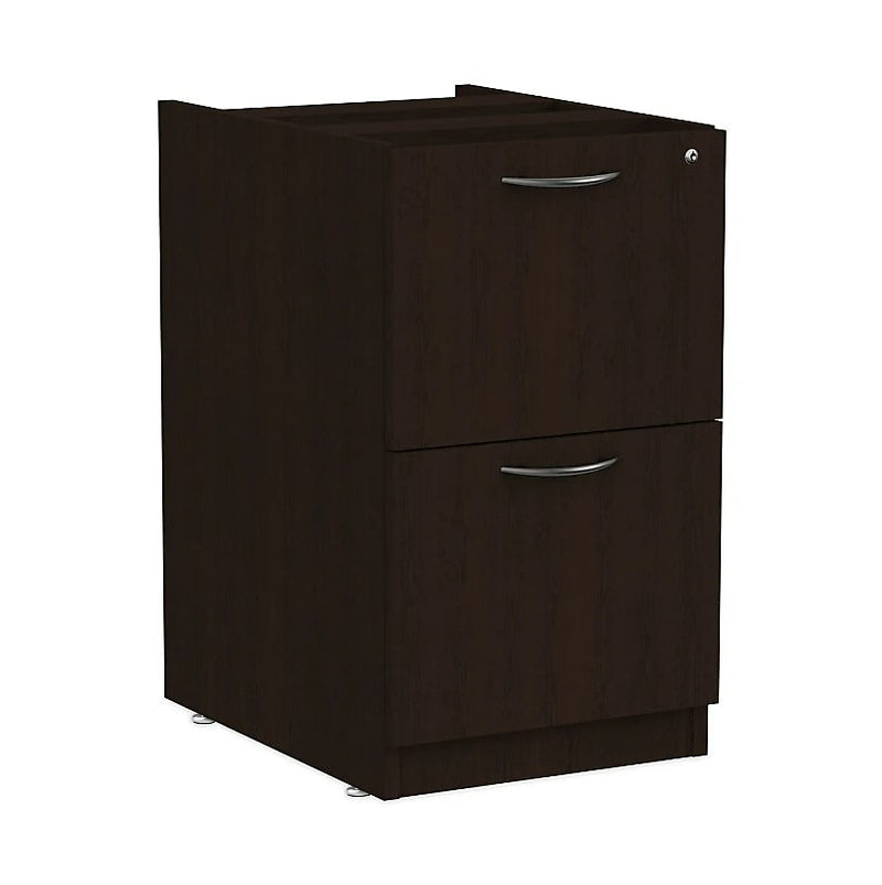 Alera Valencia File Drawer Full Pedestal, 15 5/8" x 20 1/2" x 28 1/2", Espresso
