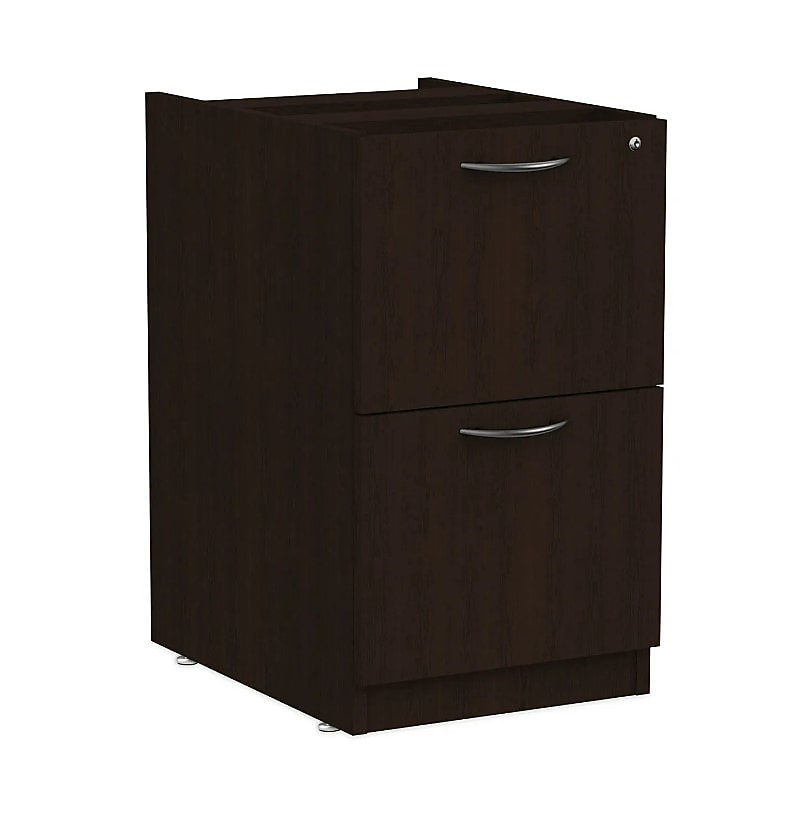 Alera Valencia File Drawer Full Pedestal, 15 5/8" x 20 1/2" x 28 1/2", Espresso