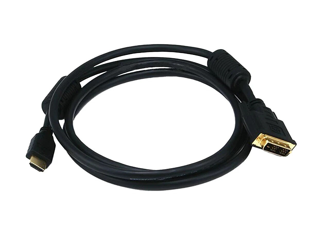 Monoprice 6' HDMI to DVI Audio/Video Cable, Male to Male, Black (102404)