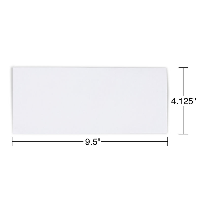 Staples Self Seal Self Seal Security Tinted #10 Business Envelopes, 4 1/8" x 9 1/2", White, 500/Box (ST511289-CC)