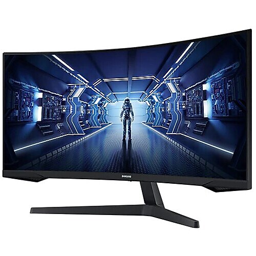 Samsung Odyssey G5 34" Curved WQHD 165Hz LED Gaming Monitor, HDR10, Black (LC34G55TWWNXZA)