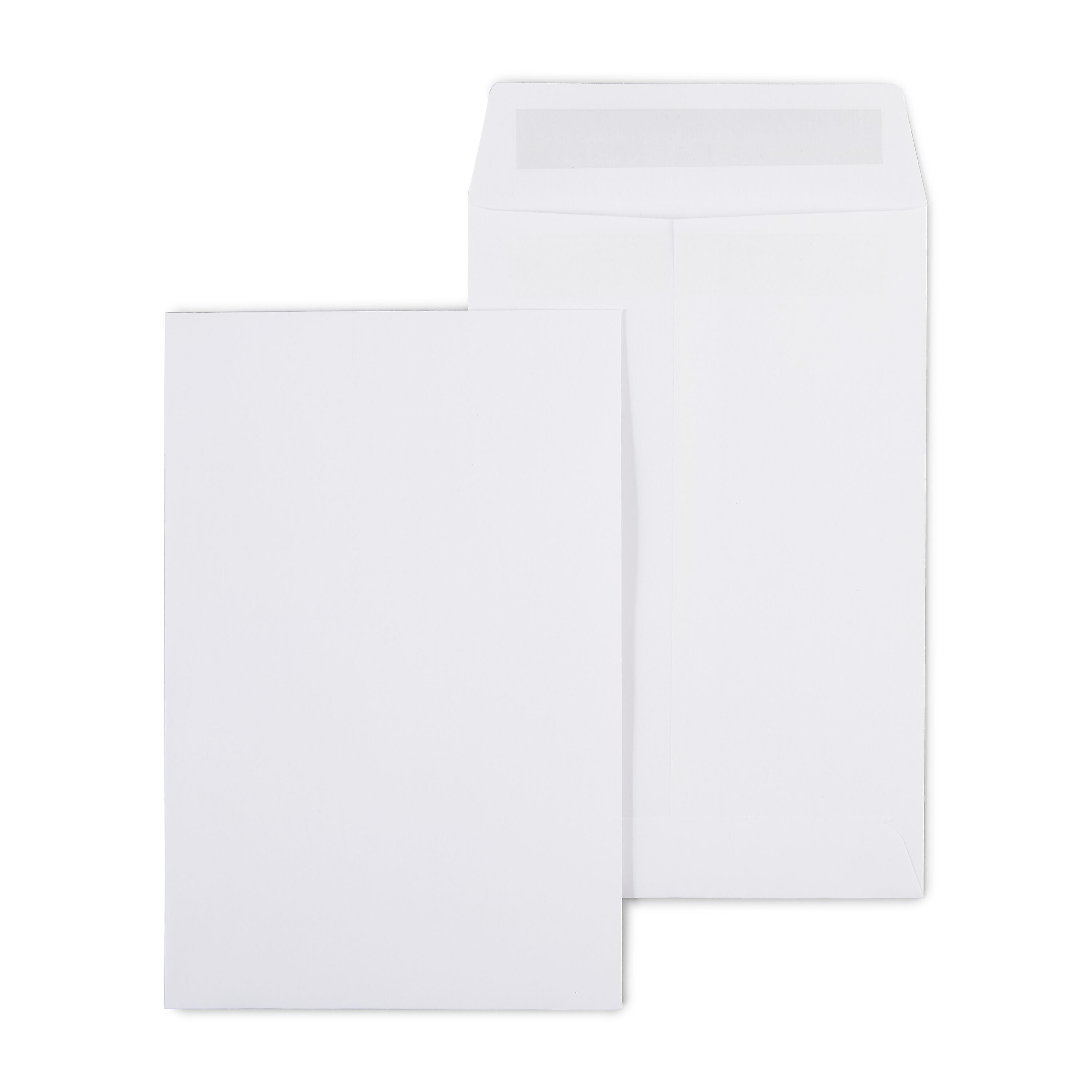 Staples Self Seal #1 Catalog Envelopes, 6"L x 9"H, White, 100/Box (SPL609121)