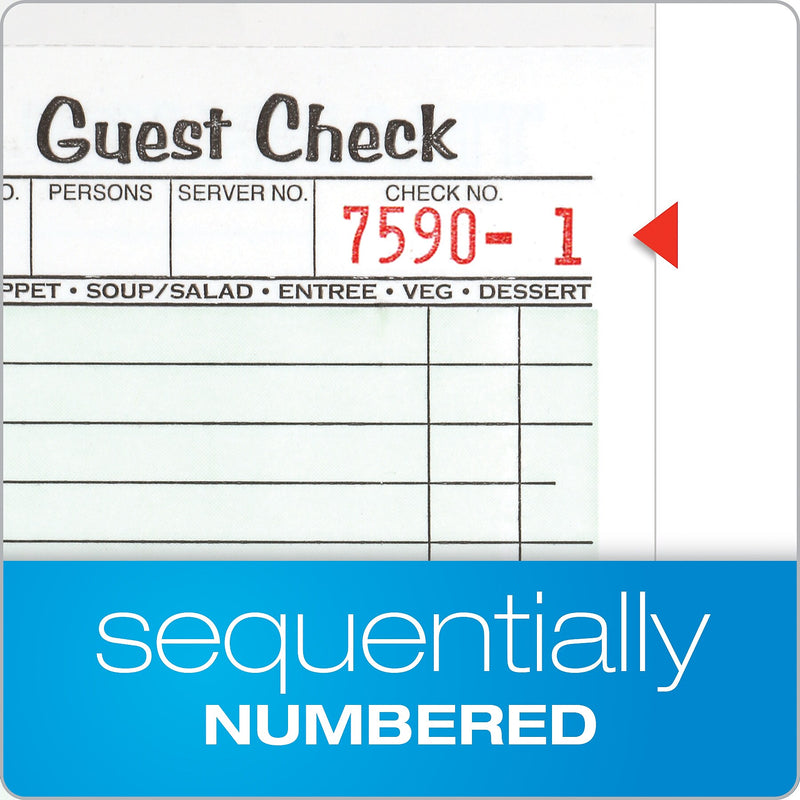TOPS Guest Checks, 50 sheets/Pad, 10/pack (525SW)