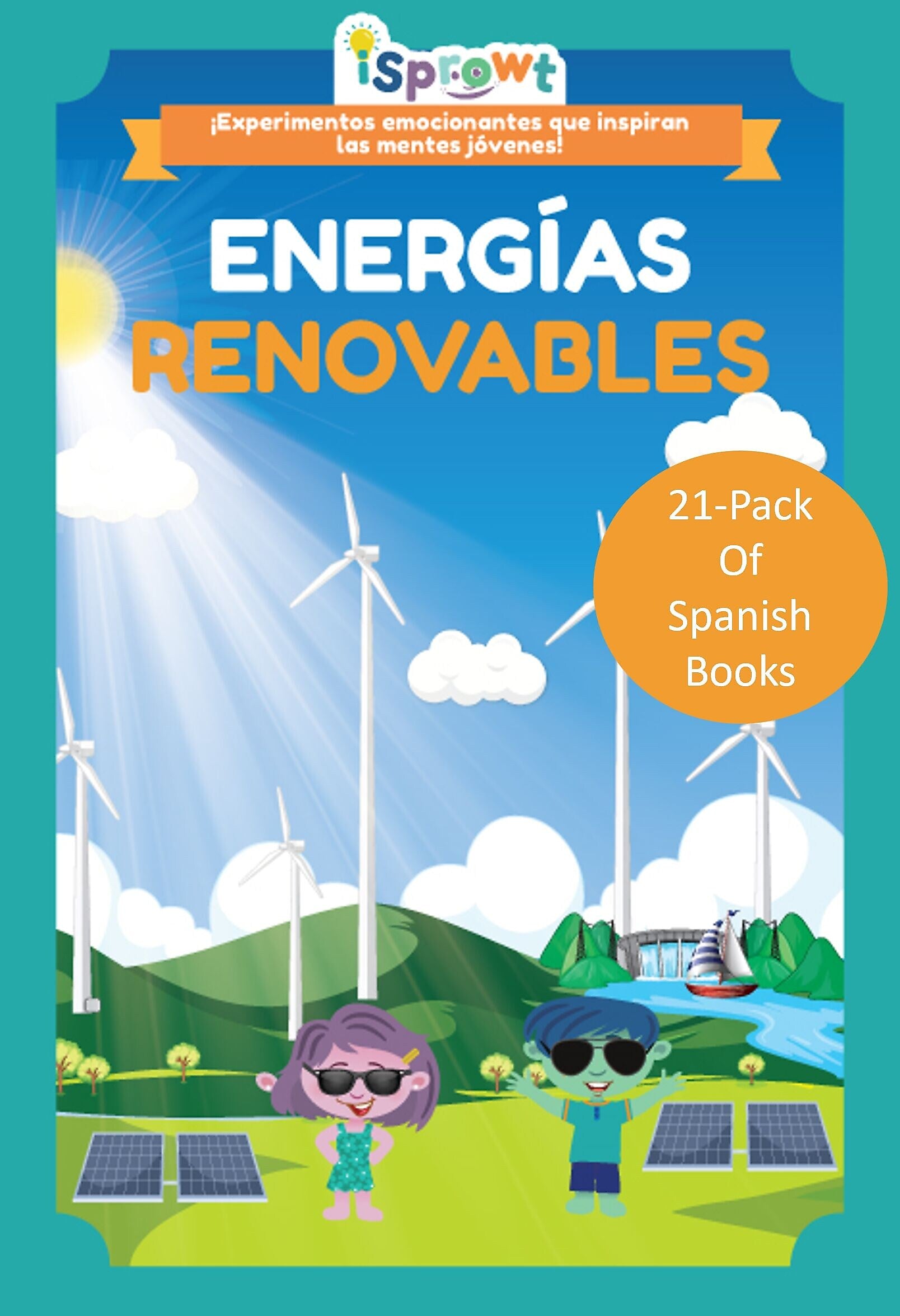 iSprowt Renewable Energy Spanish Translation Workbook Kit, Multicolor (785459614588)
