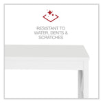 Alera Farmhouse Writing Desk, 47.24" x 23.62" x 29.53", White (ALEWSF4824WT)