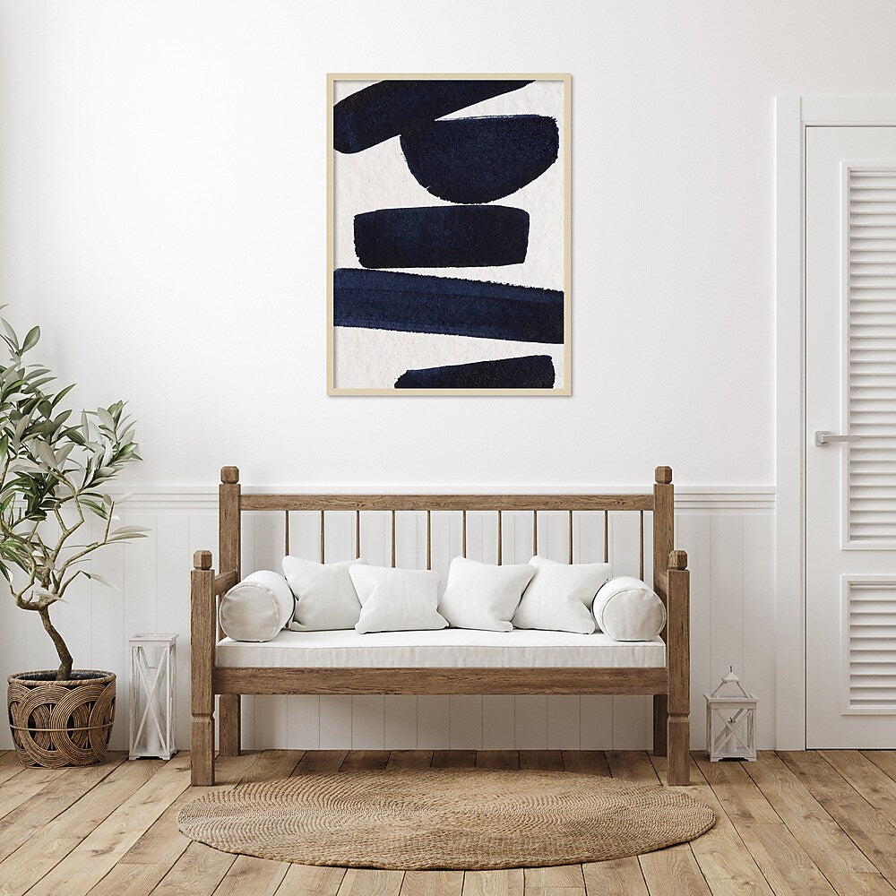 Amanti Art Japandi 5 No Border by Simon West Wood Framed Wall Art Print, 31" x 41" (A42677160679)