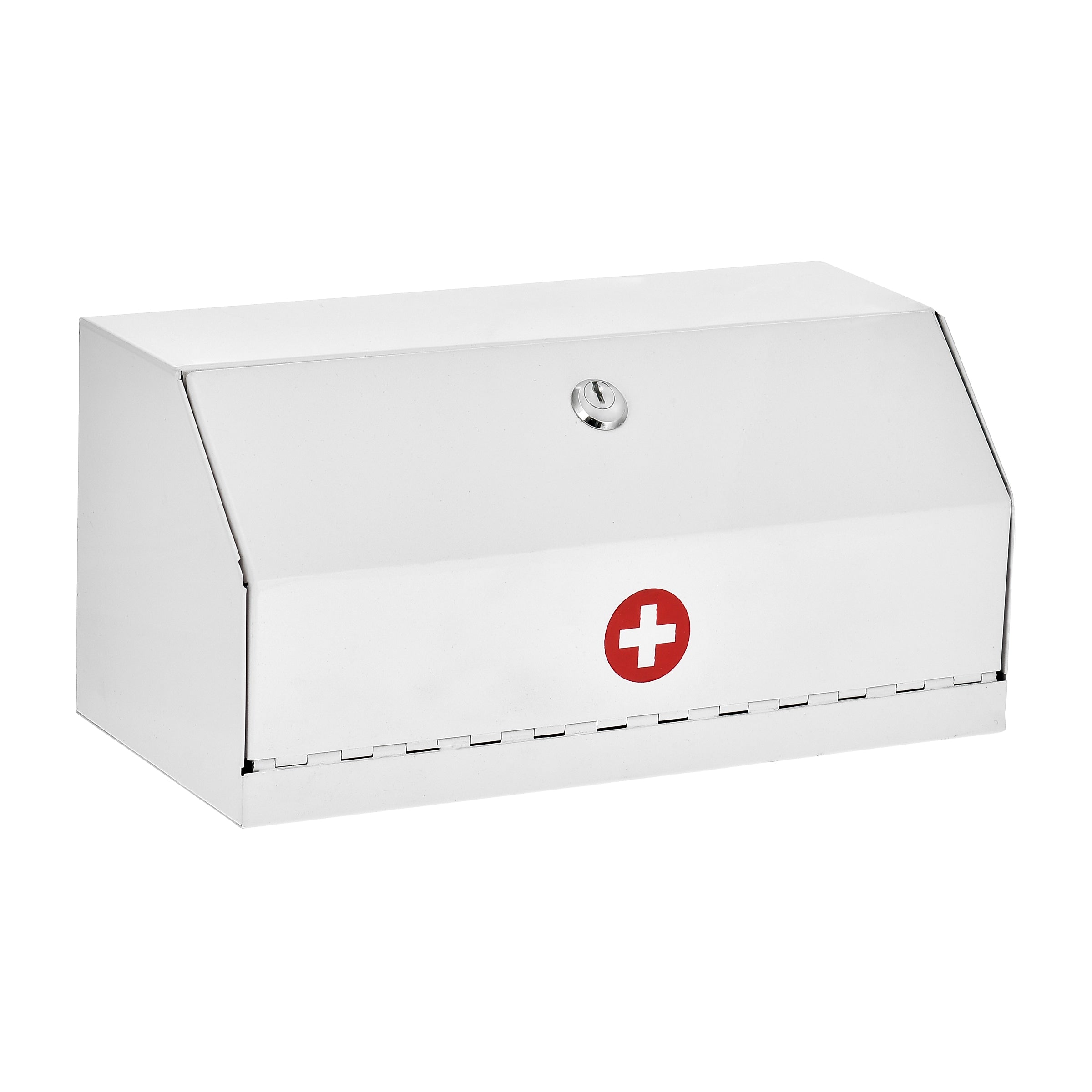 Viva Comfort Steel Secure Surface-Mount Medicine Medical Cabinet, 0.2 cu. ft., White, (ADI999-05-WHI-MK)