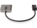 StarTech DisplayPort to 2 x DisplayPort Hub, Male to Female, Space Gray (MST14DP122DP)