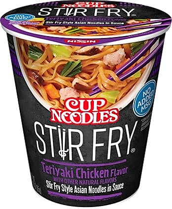 Nissin Cup Noodles Stir Fry Teriyaki Chicken, 3 oz., 6/Carton (NIS42405)