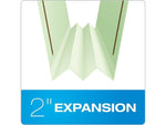 Pendaflex Recycled Pressboard Fastener Folders, 1/3-Cut Tab, Letter Size, Light Green, 25/Box (24934R)