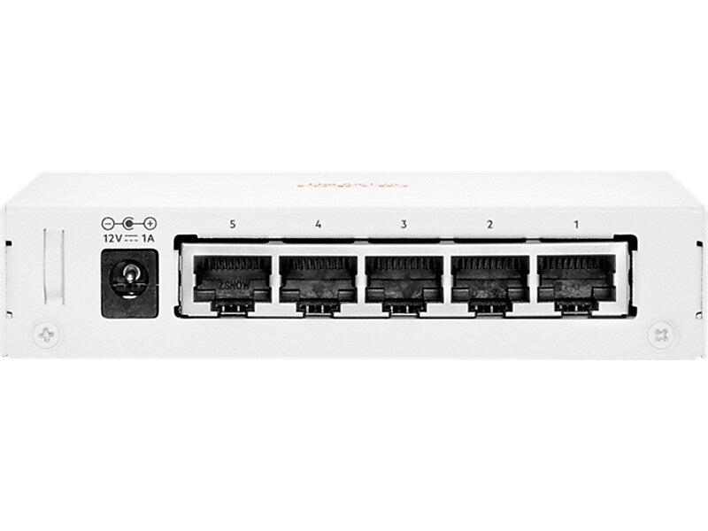 Aruba Instant On 1430 5-Port Gigabit Ethernet Unmanaged Switch, White (R8R44A#ABA)