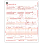ComplyRight CMS-1500 Health Insurance Claim Forms (02/12), 8-1/2" x 11", Box of 1,000 (CMS12LC1)