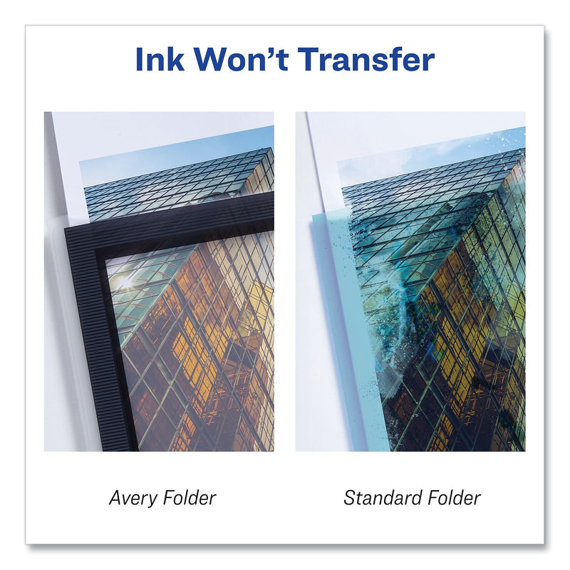 Avery Flexi-View 1" 3-Ring Binder, Blue (AVE17607)
