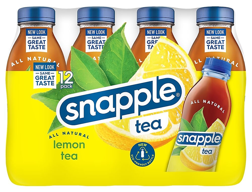 Snapple Lemon Herbal Tea Bottles, 16 oz., 12/Pack (CAD00359)