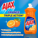 Ajax Triple Action Liquid Dish Soap, Fruity, 28 oz. (144678)