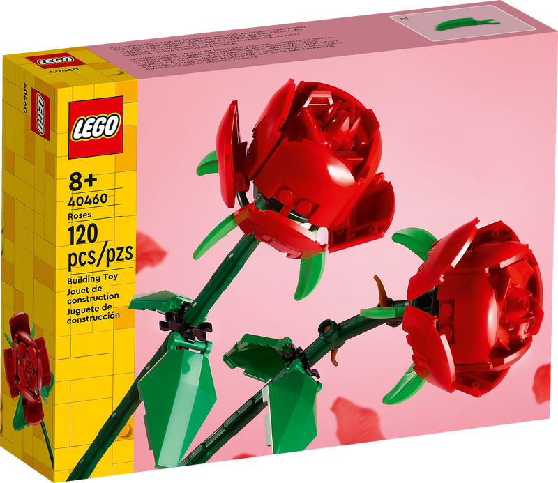 LEGO Botanicals Roses, 120 Pieces (40460)