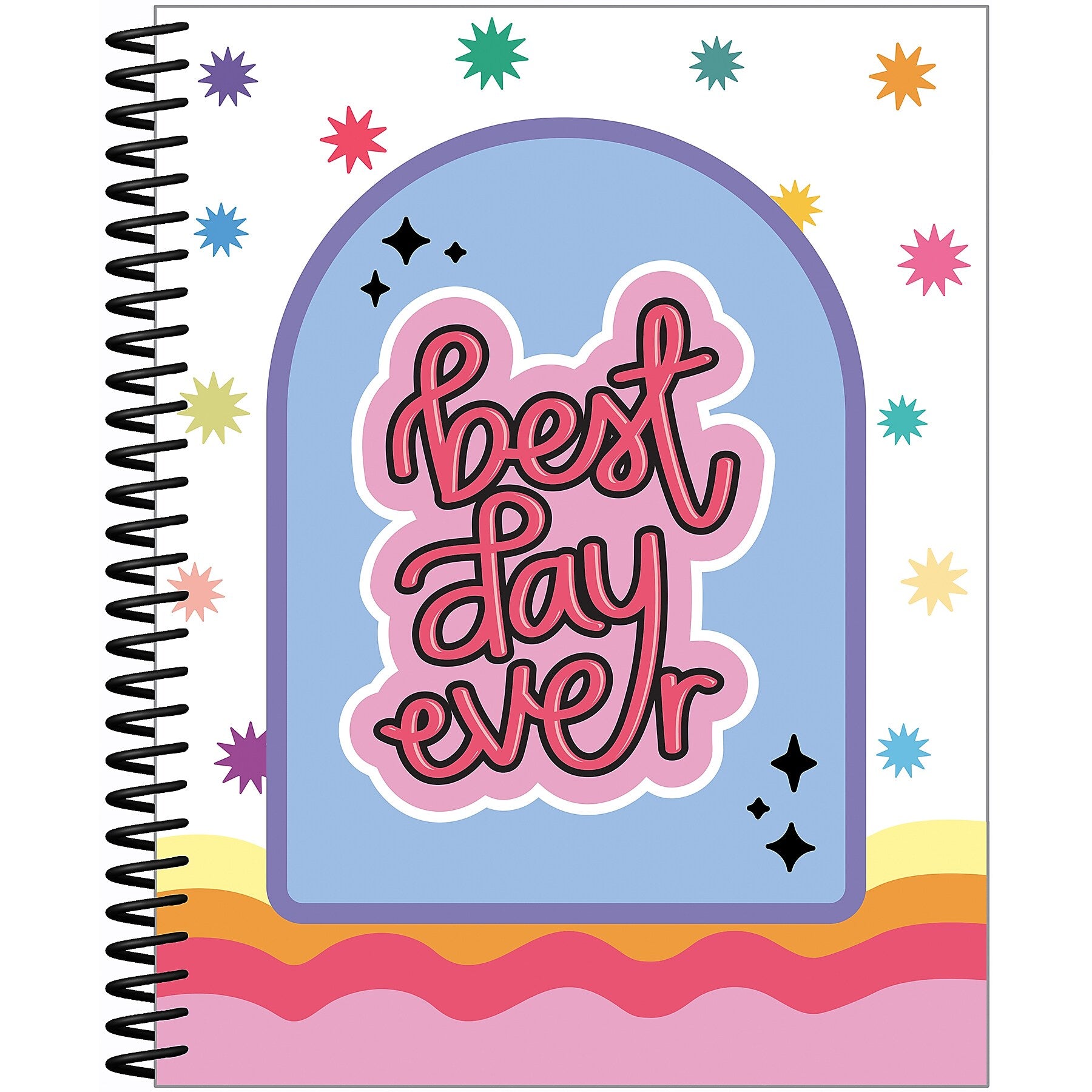 Carson Dellosa Education Retro Remix Undated Lesson Planner, 8" x 11", 128 Pages (CD-105055)