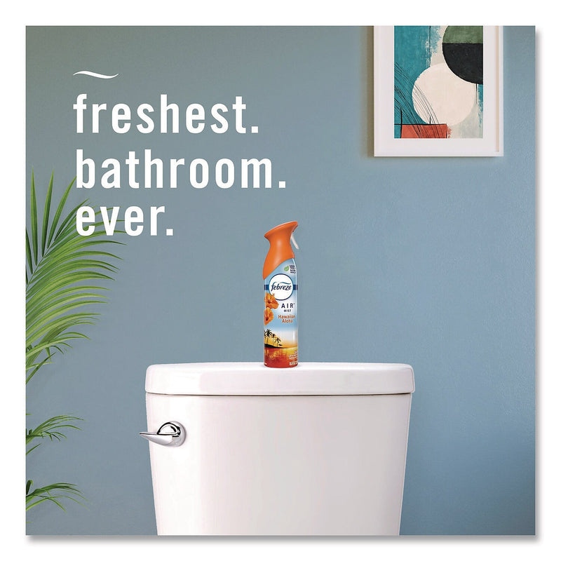 Febreze AIR Air Freshener & Deodorizer Aerosol, Hawaiian Aloha Scent, 8.8 oz., 2/Pack (80816818PK)
