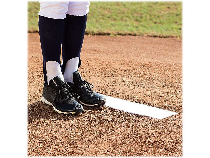 Champion Sports Youth-Size Pitcher's Plate, White (BH73)