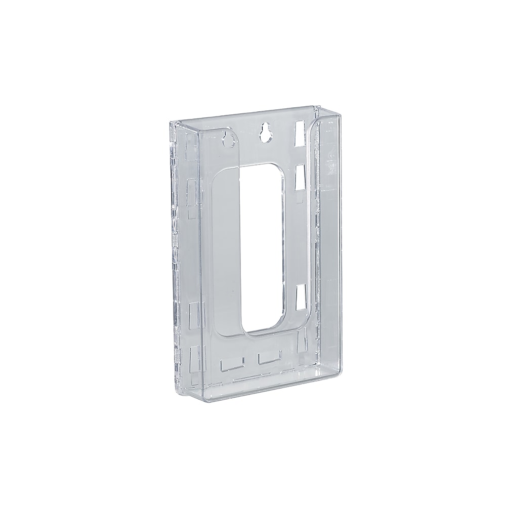 Azar Brochure Holder, 4.75" x 7.75", Vertical, Wall Mounted, Clear, Plastic, 10/Pack (252328)