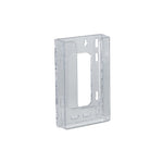 Azar Brochure Holder, 4.75" x 7.75", Vertical, Wall Mounted, Clear, Plastic, 10/Pack (252328)
